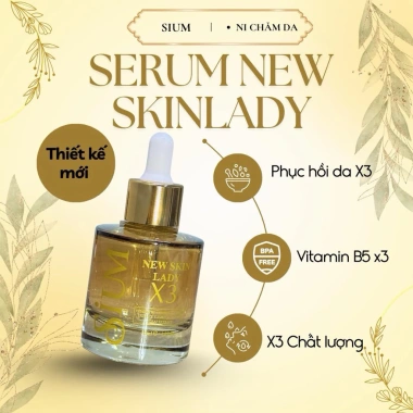 Serum B5 Phục Hồi Da Mỏng Yếu Skin Lady 30ml - Dưỡng ẩm, Tăng Độ Dẻo, Giá 176k