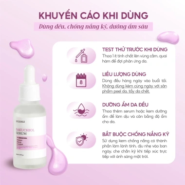 Serum Bakuchiol 1% Asunmee - Giảm nếp nhăn, phục hồi da nhạy cảm, ngăn ngừa lão hóa, 399k