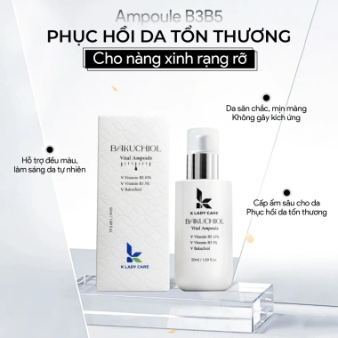 Serum Bakuchiol B3-B5 50ml Dưỡng Trắng, Giảm Mụn, Thu Nhỏ Lỗ Chân Lông - K Lady Care 420k 5 Serum Bakuchiol B3-B5 50ml Dưỡng Trắng, Giảm Mụn, Thu Nhỏ Lỗ Chân Lông - K Lady Care 420k 5