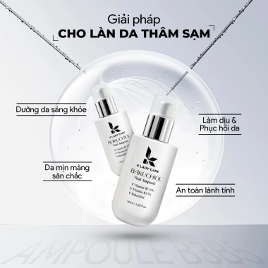 Serum Bakuchiol B3-B5 50ml Dưỡng Trắng, Giảm Mụn, Thu Nhỏ Lỗ Chân Lông - K Lady Care 420k