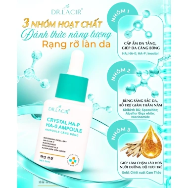 Serum Căng Bóng Drlacir 25ml - Dưỡng Trắng, Phục Hồi Da, Tăng Collagen, Giảm Nếp Nhăn - Giá 260.000 VND
