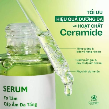 Serum Cấp Ẩm Đa Tầng Tơ Tằm 30ml Dưỡng Ẩm và Phục Hồi Da Cỏ Mềm Giá 275k