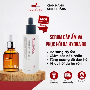 Serum cấp ẩm GoodnDoc Hydra B5 30ml - Phục hồi da khô, giảm nếp nhăn, chỉ 529.000₫ 2 Serum cấp ẩm GoodnDoc Hydra B5 30ml - Phục hồi da khô, giảm nếp nhăn, chỉ 529.000₫ 2