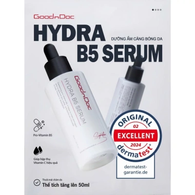 Serum cấp ẩm GoodnDoc Hydra B5 30ml - Phục hồi da khô, giảm nếp nhăn, chỉ 529.000₫