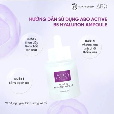 Serum cấp ẩm HA B5 ABO 30ml - Tinh chất trẻ hóa, phục hồi và bảo vệ da, giảm giá 374.000₫ 7
