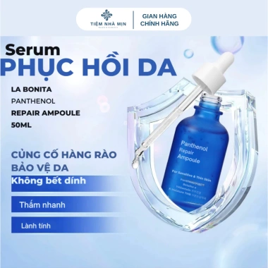Serum Cấp Ẩm La Bonita Panthenol Ampoule 50ml - Dưỡng ẩm, tái tạo, chỉ 355.000₫ 3 Serum Cấp Ẩm La Bonita Panthenol Ampoule 50ml - Dưỡng ẩm, tái tạo, chỉ 355.000₫ 3