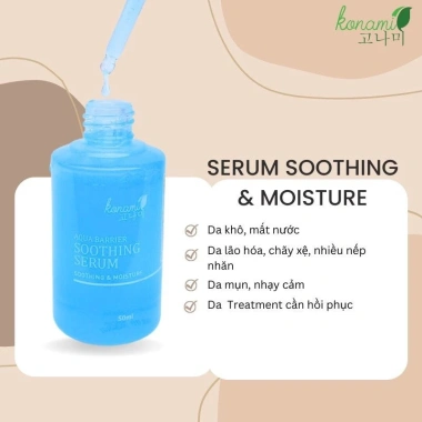 Serum cấp ẩm và phục hồi da Konami Aqua Barrier Soothing 50ml - 350.000 VND 2
