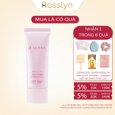 Serum Chống Nắng Nâng Tông Trắng Hồng Senka 40g SPF50+ PA++++ Giá 229.000