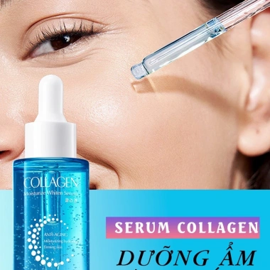 Serum Collagen Thiên Nhiên 40ml Dưỡng Ẩm Chuyên Sâu, Trắng Sáng, Chống Lão Hóa và Vitamin C Giá 189.300₫ 5 Serum Collagen Thiên Nhiên 40ml Dưỡng Ẩm Chuyên Sâu, Trắng Sáng, Chống Lão Hóa và Vitamin C Giá 189.300₫ 5