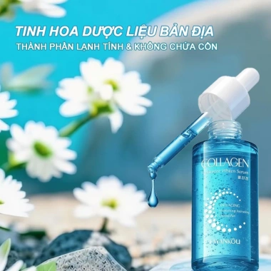 Serum Collagen Thiên Nhiên 40ml Dưỡng Ẩm Chuyên Sâu, Trắng Sáng, Chống Lão Hóa và Vitamin C Giá 189.300₫ 6 Serum Collagen Thiên Nhiên 40ml Dưỡng Ẩm Chuyên Sâu, Trắng Sáng, Chống Lão Hóa và Vitamin C Giá 189.300₫ 6