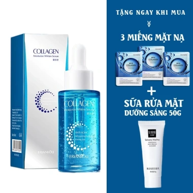 Serum Collagen Thiên Nhiên 40ml Dưỡng Ẩm Chuyên Sâu, Trắng Sáng, Chống Lão Hóa và Vitamin C Giá 189.300₫