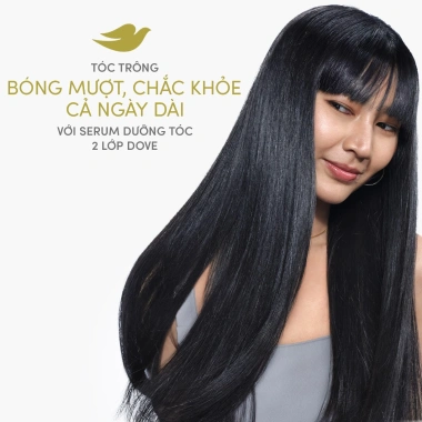 Serum & Dầu Dưỡng Dove 2 trong 1 7% Amino Acid - Tóc Bóng 5X, Giá 124.000 VND 9 Serum & Dầu Dưỡng Dove 2 trong 1 7% Amino Acid - Tóc Bóng 5X, Giá 124.000 VND 9