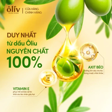 Serum Dầu Dưỡng Tóc Ôliv 100ml – Không Bết, Bóng Mượt Ngay, Phục Hồi 5 Dấu Hiệu Hư Tổn, Giá 224.000₫