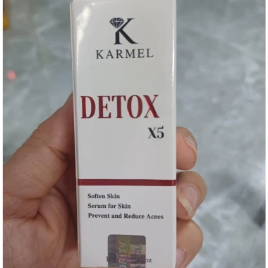 Serum Detox X5 - Xoá mụn, da sần, vỏ cam, mờ thâm nám, kiềm dầu, thu nhỏ lỗ chân lông, da đều màu trắng da Kamel 344k