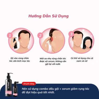 Serum Dr.PONG Tsutsuji - Giảm rụng tóc, kích thích mọc tóc, chăm sóc da đầu, giá chỉ 675.000₫