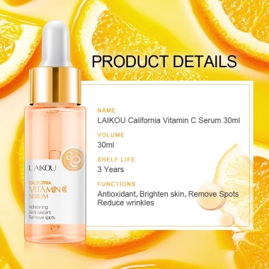 Serum Dưỡng Da LAIKOU Hoa Anh Đào Nhật Bản Vitamin C Trắng Da 30ml 115.500₫ 3 Serum Dưỡng Da LAIKOU Hoa Anh Đào Nhật Bản Vitamin C Trắng Da 30ml 115.500₫ 3