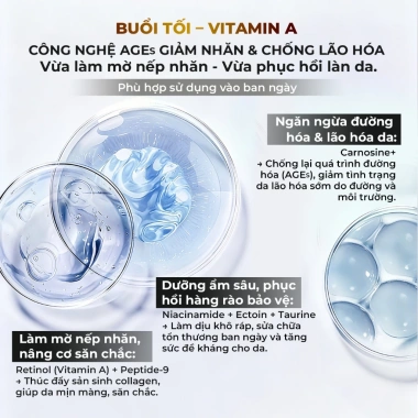 Serum Dưỡng Da Sáng Vitamin C và Vitamin A PINKTWO - Giảm thâm, tái tạo ban đêm 30 ống 2ml, giá 139.000 VND
