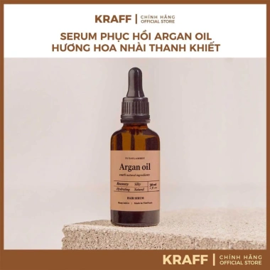 Serum Dưỡng Tóc Hư Tổn Hoa Nải + Argan Oil - Phục Hồi, Dưỡng ẩm, Giảm Giá 190k
