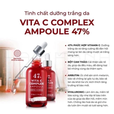 Serum Dưỡng Trắng Sáng Da Histolab Vita C Complex 47% Ampoule Không Cồn 50ml Giá 840.000 Chống lão hóa