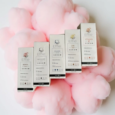 Serum Effie Anh Quốc 5 Collagen, Niacinamide, Retinol, Vitamin C, 24K Gold - Sáng Da, Căng Bóng, Phục Hồi, Giá 85.000₫