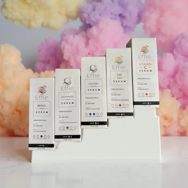 Serum Effie Anh Quốc 5 Collagen, Niacinamide, Retinol, Vitamin C, 24K Gold - Sáng Da, Căng Bóng, Phục Hồi, Giá 85.000₫