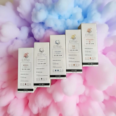 Serum Effie Anh Quốc 5 Collagen, Niacinamide, Retinol, Vitamin C, 24K Gold - Sáng Da, Căng Bóng, Phục Hồi, Giá 85.000₫ 5 Serum Effie Anh Quốc 5 Collagen, Niacinamide, Retinol, Vitamin C, 24K Gold - Sáng Da, Căng Bóng, Phục Hồi, Giá 85.000₫ 5