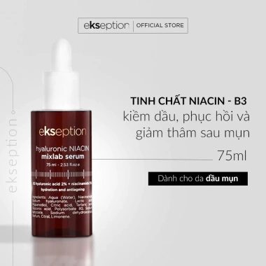 Serum Ekseption Hyaluronic Niacin HA 5% B3 Sáng da mờ thâm mụn 10ml giá 176.000đ