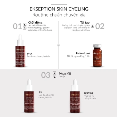 Serum Ekseption Hyaluronic Niacin HA 5% B3 Sáng da mờ thâm mụn 10ml giá 176.000đ