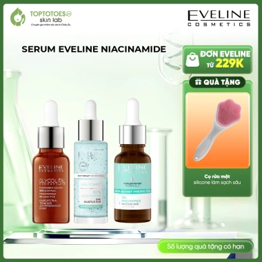 Serum Eveline 10% Niacinamide – Giảm mụn, thâm, thu nhỏ lỗ chân lông nhập khẩu