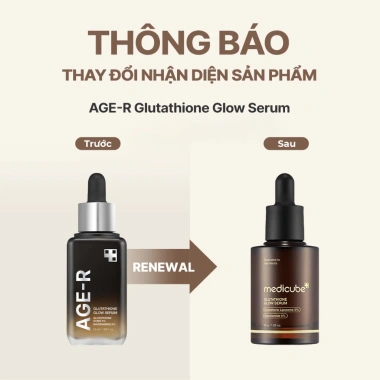 Serum Glutathione Medicube AGE-R - Chống oxy hóa, dưỡng sáng da, hàng ngày -442k