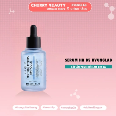 Serum HA B5 KyungLab Hydra Ampoule cấp ẩm, phục hồi, làm dịu da - da căng bóng, chỉ 389.000 VND