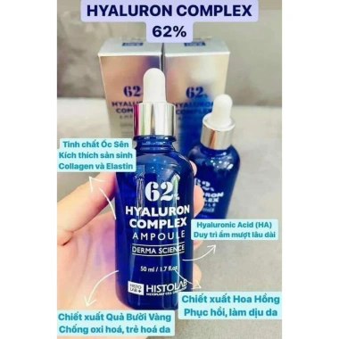 Serum HA Histolab 62% Hyaluron 50ml - Phục hồi, cấp ẩm sâu, da mịn màng Derma Science 3
