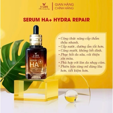 Serum HA V LIFE 30ml Chính Hãng – Cấp Ẩm, Dưỡng Da, Phục Hồi Da Hư Tổn, Trắng Sáng – Giá 315.000đ