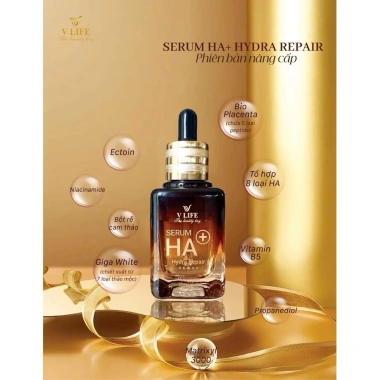 Serum HA V LIFE 30ml Chính Hãng – Cấp Ẩm, Dưỡng Da, Phục Hồi Da Hư Tổn, Trắng Sáng – Giá 315.000đ
