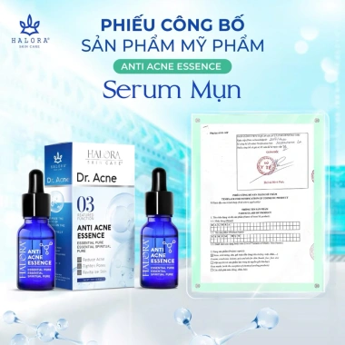 Serum Halora giảm mụn 3 tặng 1 - Rửa mặt mọi loại da, chỉ 470k giảm từ 582.800