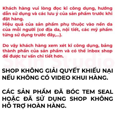 Serum + Kem dưỡng sáng mờ thâm nám Goldnexamic 10x Anodin - Skin Studio 610k 9