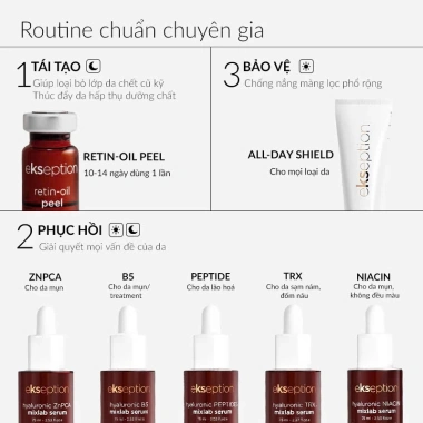 Serum Kẽm Ekseption Hyaluronic ZnPCA 1% Giảm Mụn Kiềm Dầu 75ml Giá 880.000 VND 3