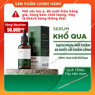 Serum khổ qua mướp đắng handmade Lim Farm 100% nguyên chất - giảm mụn, sáng da, dưỡng da - 109k