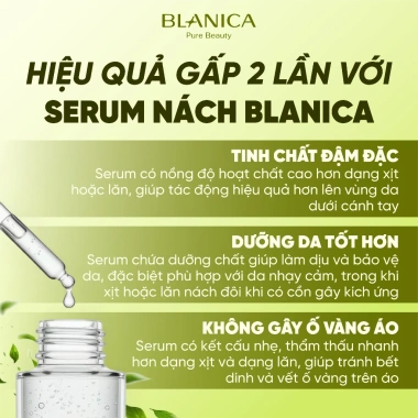 Serum khử mùi nách BLANICA Perfect Underarm 10ml hương bạc hà - giảm tiết mồ hôi, 169k 4