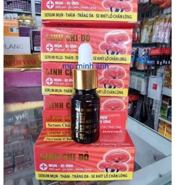 Serum Linh Chi Đỏ Chấm Mụn Xoá Thâm Liền Sẹo - Chính Hãng Giá 49.000 Đ 2