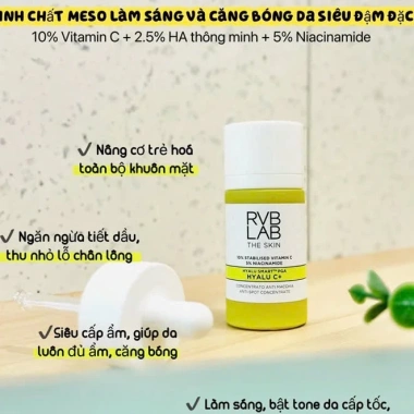 Serum MESO C Trắng Da, Dưỡng Ẩm, Căng Bóng, Sáng Hồng Đều Màu 1.550.000 VND