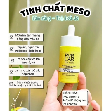 Serum MESO C Trắng Da, Dưỡng Ẩm, Căng Bóng, Sáng Hồng Đều Màu 1.550.000 VND 8 Serum MESO C Trắng Da, Dưỡng Ẩm, Căng Bóng, Sáng Hồng Đều Màu 1.550.000 VND 8