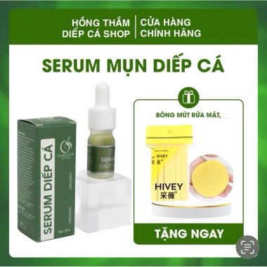 Serum Mụn Diệp Cá iGreen 5ml - Giảm Mụn Ẩn, Viêm, Trứng Cá, Xóa Thâm, Se Khít Lỗ Chân Lông, Giá 169k