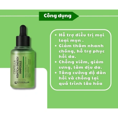 Serum Mụn KyungLab Centella Asiatica 50ml – Giảm mụn, làm dịu, phục hồi da nhạy, 521.100₫