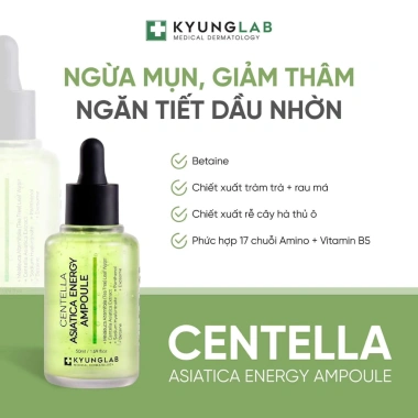Serum Mụn KyungLab Centella Asiatica 50ml – Giảm mụn, làm dịu, phục hồi da nhạy, 521.100₫