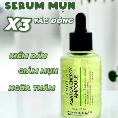 Serum Mụn KyungLab Centella Asiatica 50ml – Giảm mụn, làm dịu, phục hồi da nhạy, 521.100₫ 7 Serum Mụn KyungLab Centella Asiatica 50ml – Giảm mụn, làm dịu, phục hồi da nhạy, 521.100₫ 7