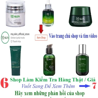 Serum Nhân Sâm MQ SKIN - Tái tạo da, loại bỏ mụn nám, nhang, chính hãng, 209.000đ 8