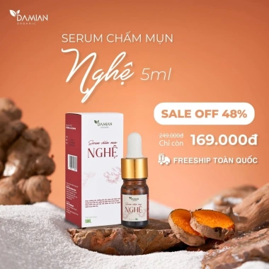 Serum Organic Damian Trắng Da 15ml - Dưỡng ẩm, sáng da, giảm thâm, giá 65.000đ 2