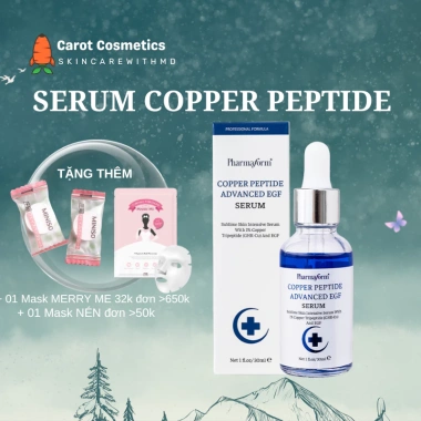 Serum Pharmaform Copper Peptide 30ml - Tặng 1 nạ Copper, Giảm đỏ Sẹo Lão hóa - 620.000 VND 3