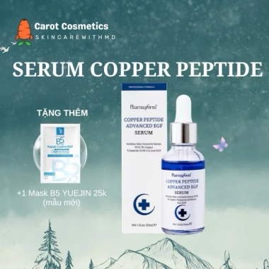 Serum Pharmaform Copper Peptide 30ml - Tặng 1 nạ Copper, Giảm đỏ Sẹo Lão hóa - 620.000 VND 4